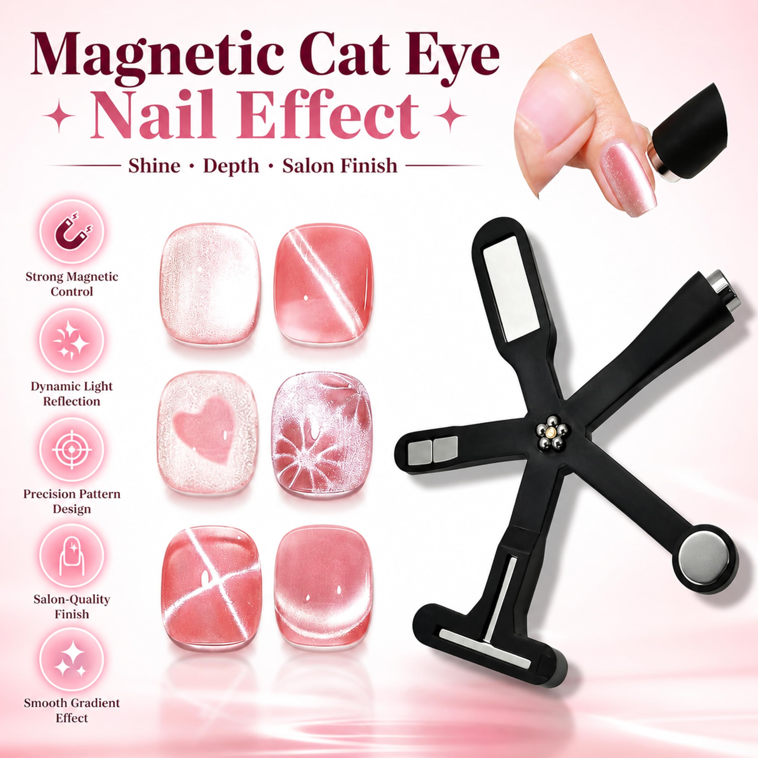 Bolt Bee 6 in 1 Cat Eye Magnet Tool with Silicone Case | Multi